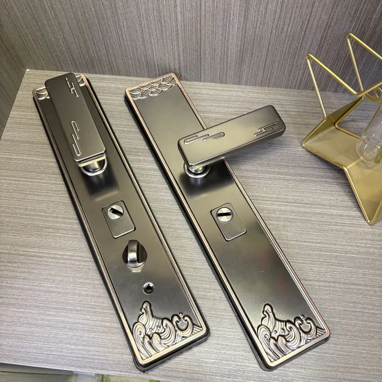 (拍1发5）高端防盗门多功能拉手加厚加重防撬双层衬板秒装结构