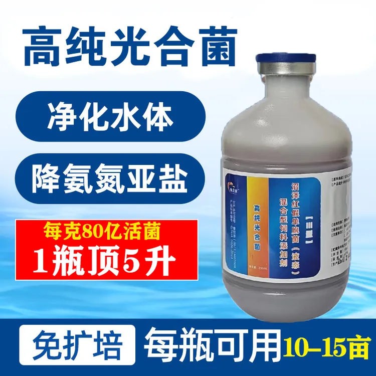 【高纯光合菌】光合原种硫化氢沼泽红甲菌培养海淡水水产降氨氮亚盐