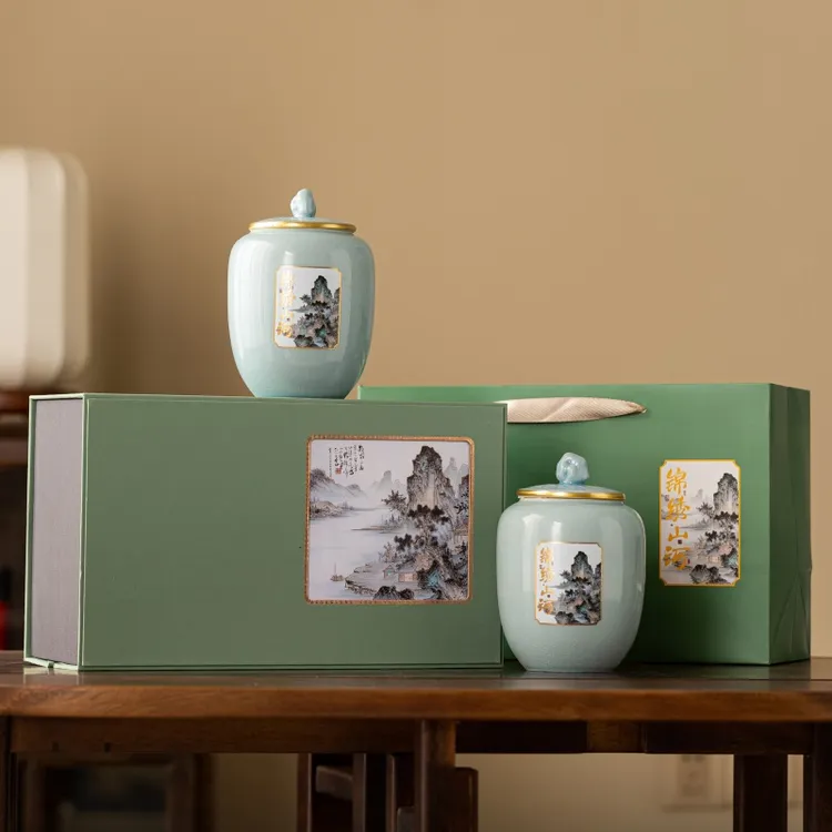 新茶铁观音瓷罐礼盒装安溪高山铁观音浓香型中秋国庆节日送礼佳品