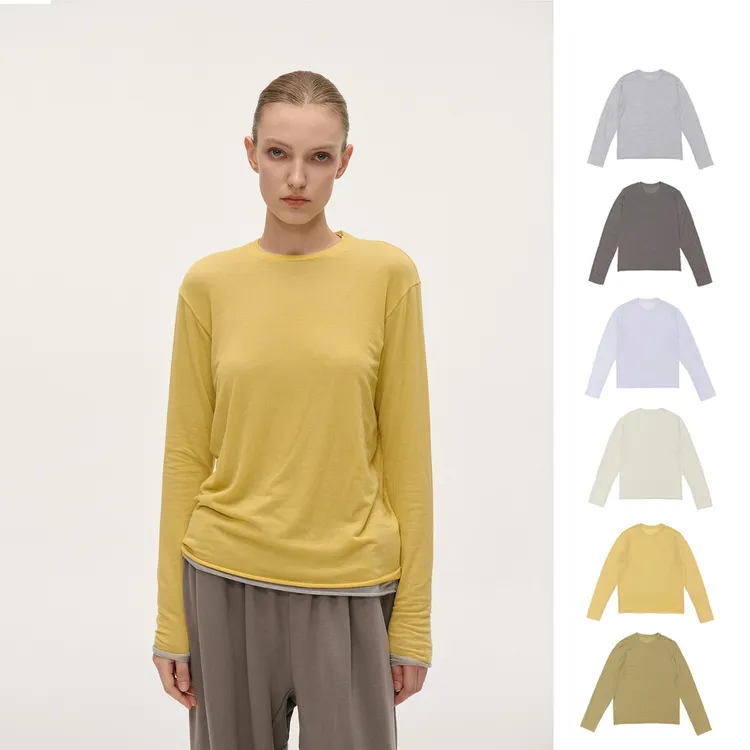 SYUGNA设计师品牌纯系长袖T恤DSC买手店DY5S32005