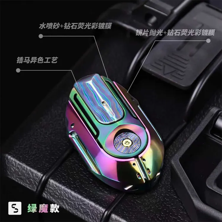 METILIS靡铁洛希炮推牌EDC解压玩具音叉弹射结构男朋友礼物