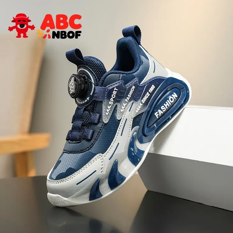 ABC NBOF童鞋男童运动鞋2025秋冬新皮面防水儿童鞋子中大童老爹鞋