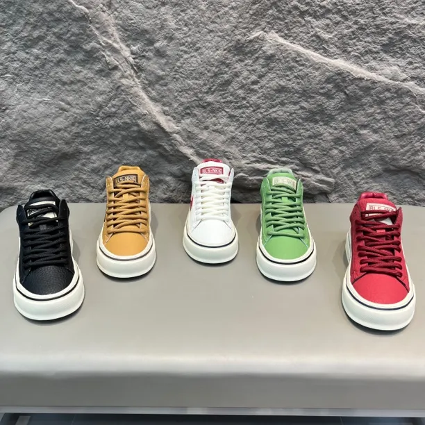 68-700秋冬新款皮面软底休闲鞋舒适百搭男鞋时尚潮流板鞋