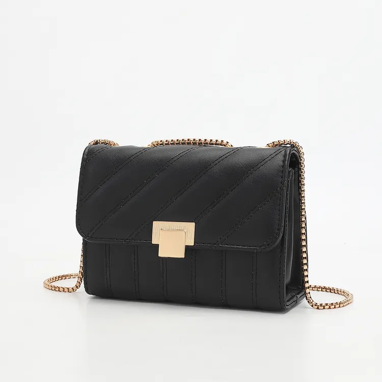 背包女斜挎2024冬季款百搭链条时尚高级感小众创意格纹女士小方包