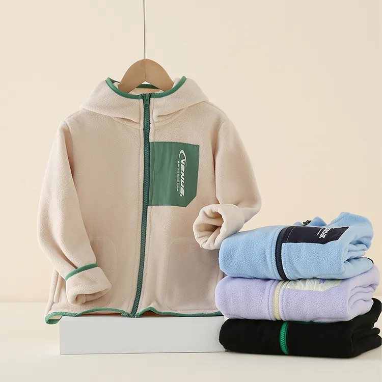 【阿晓专属】中大童抗静电加厚加绒连帽外套R25702