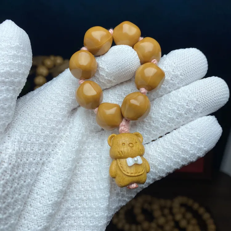 【星星小熊手捻】猴头核桃【见山文玩】星星小熊手捻