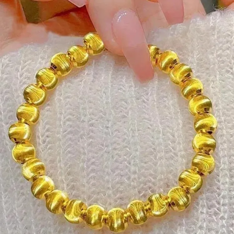 铜合金手链 秋冬新款猫眼手链弹力绳款精致小资情调