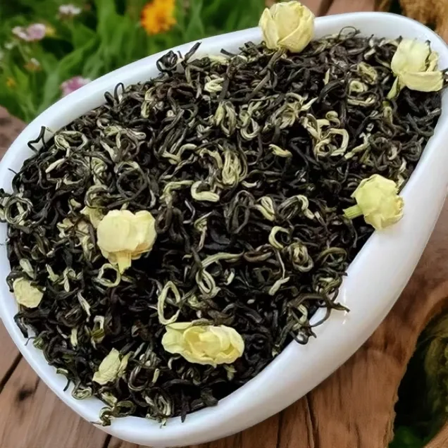 蒙顶飞雪 茉莉飘雪 黑美人茉莉花茶叶 冷泡 浓香沙口大耐泡 川茶