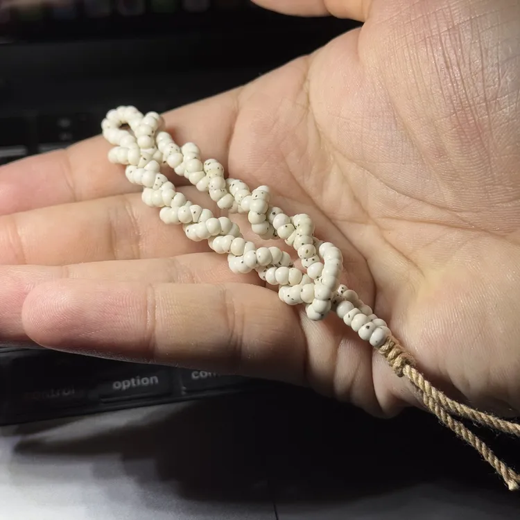 手作 原生态未脱脂3.5mm迷你小肠星月 好好看 一物一图 大留白 