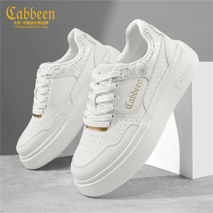 卡宾板鞋男2025新款冬季休闲运动鞋男士时尚百搭潮流板鞋