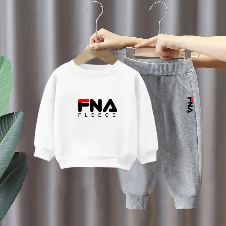 裴乐官方正品菲乐儿童运动套装2025春秋季休闲卫衣男女童装