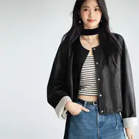 【衣衣专属】伊芙丽复古设计抽绳百搭短外套女2025秋季新1G8911151