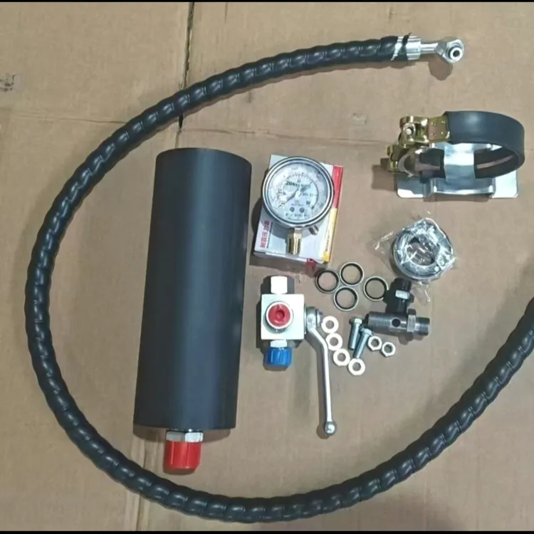 拖拉机液压中拉杆油缸缓冲器拖拉机中央液压拉杆油缸蓄能器