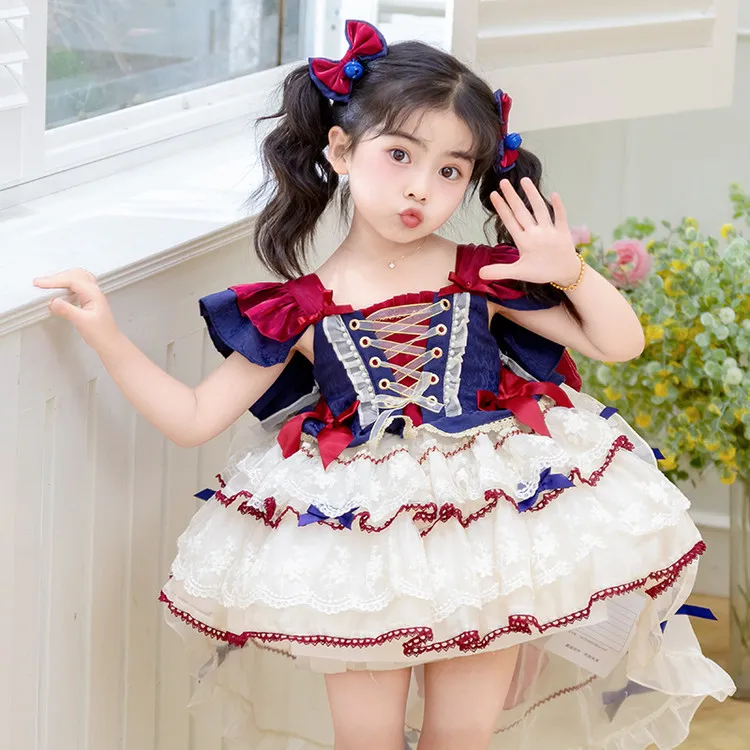 高端定制四季款公主裙仙女裙子连衣裙洛丽塔礼服白雪公主公主裙