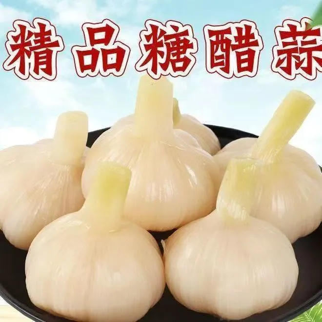 糖蒜酸甜水晶蒜头优选固始糖醋大蒜正宗泡菜饭菜特色腌制酱菜下饭