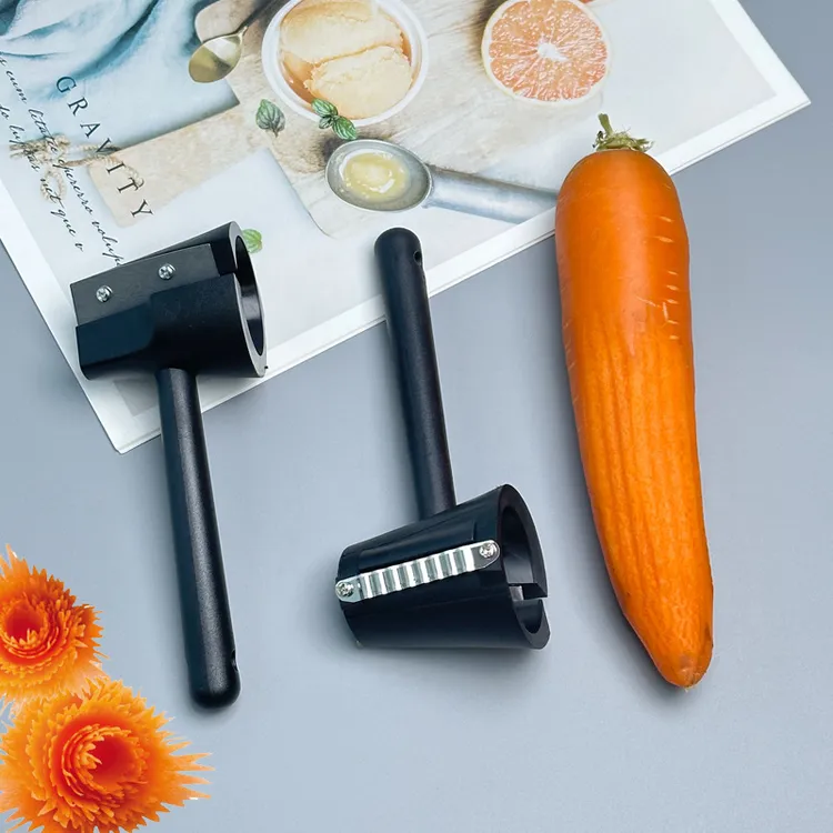 厨房小工具多功能卷花器螺旋漏斗雕花黄瓜胡萝卜家用削皮刀切花器