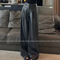 Zwinnie/詹维尼【一生推皮裤】 秋冬必入松弛垂感裤子 GYT202587