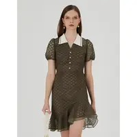 【诗语专属】莱芙艾迪儿短袖连衣裙1E2L93143