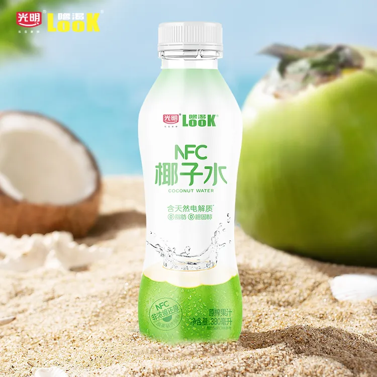 光明噜渴NFC椰子0脂肪水纯椰子水果汁饮品0脂脂肪