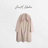 Jinmstudio丨【高奢主义】100%小山羊绒13.8μm松弛大衣602501A6167