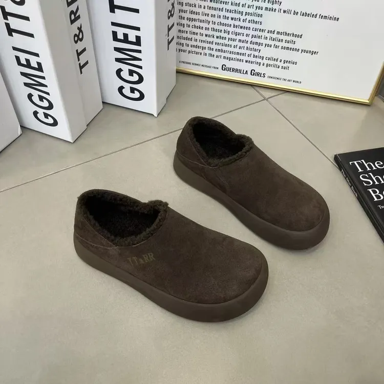 里真皮鞋女厚底勃肯两豆豆鞋可2单早秋复古新款拖鞋5穿20踩女款