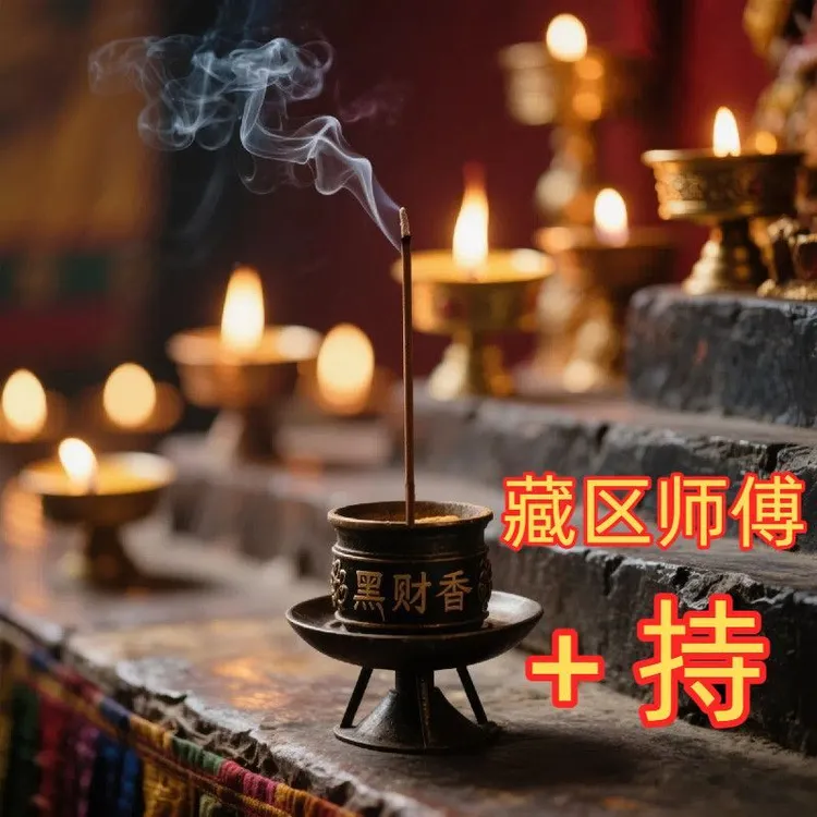 强效正宗黑财香线香黄黑财神香招财发财非普通香家用室内持久西藏