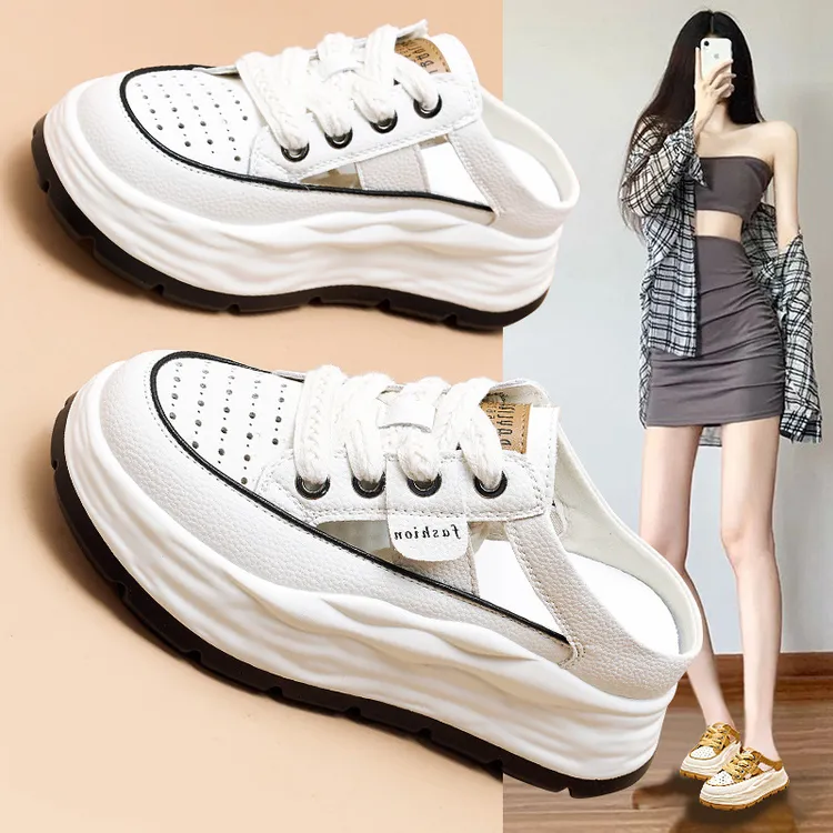 包头爆款厚底夏季透气外穿网红时尚凉鞋鞋子女鞋+美庶2025罗马+二