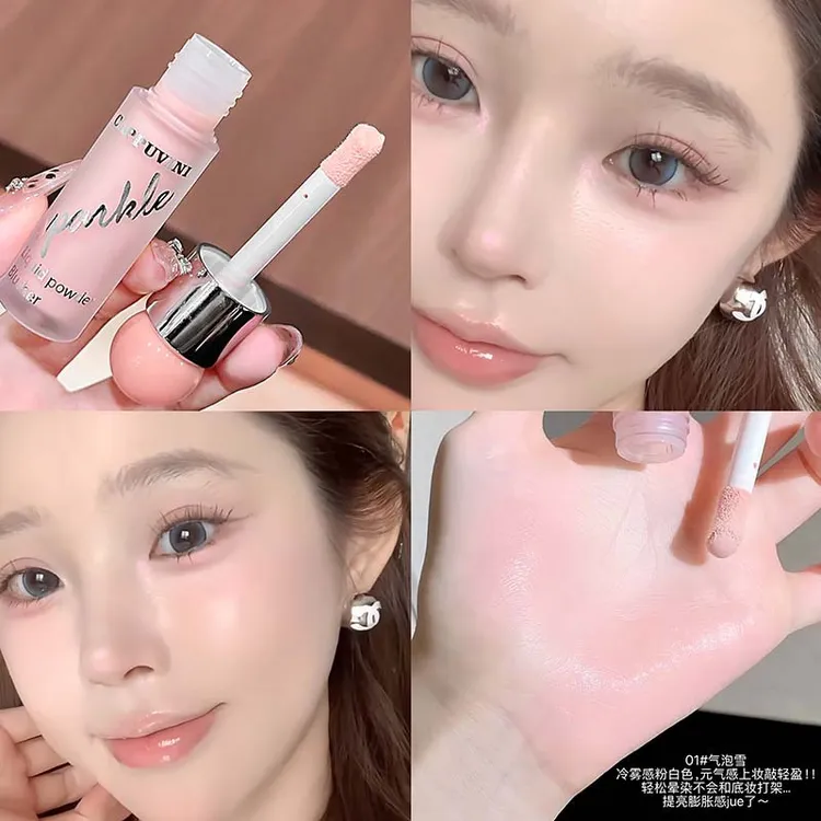 CAPPUVINI清透水感腮红液 韩系甜妹元气腮红日常温柔显白国货彩妆