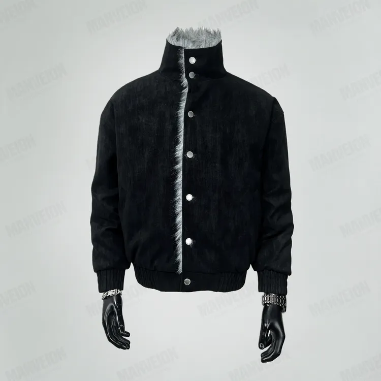 MANVEION【夜冕伯爵】 Sleek City 立领简约保暖运动棉服座山雕外套