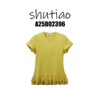 【SHUTIAO】2025夏季：新款小众设计款T恤A25D02396