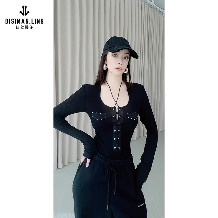 【迪丝嫚苓】莱赛尔绵羊毛多色上衣百搭舒适小众原创设计风秋冬打底