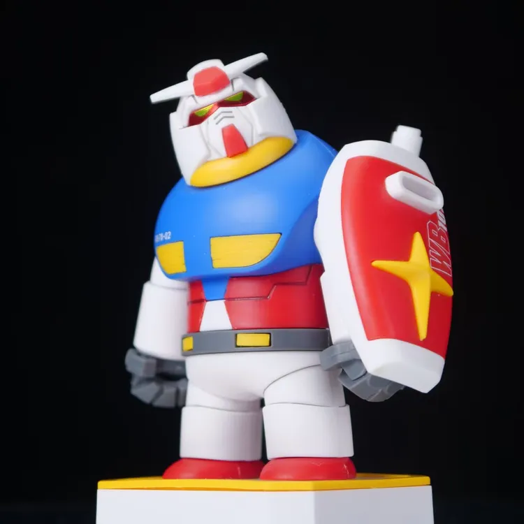 高达肥祖磁吸拼装模型肥仔模型中年胖元祖手办桌面汽车摆件