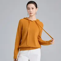 【小余专属】连帽厚秋季长袖毛针织衫毛衣套头带帽衫GD922796