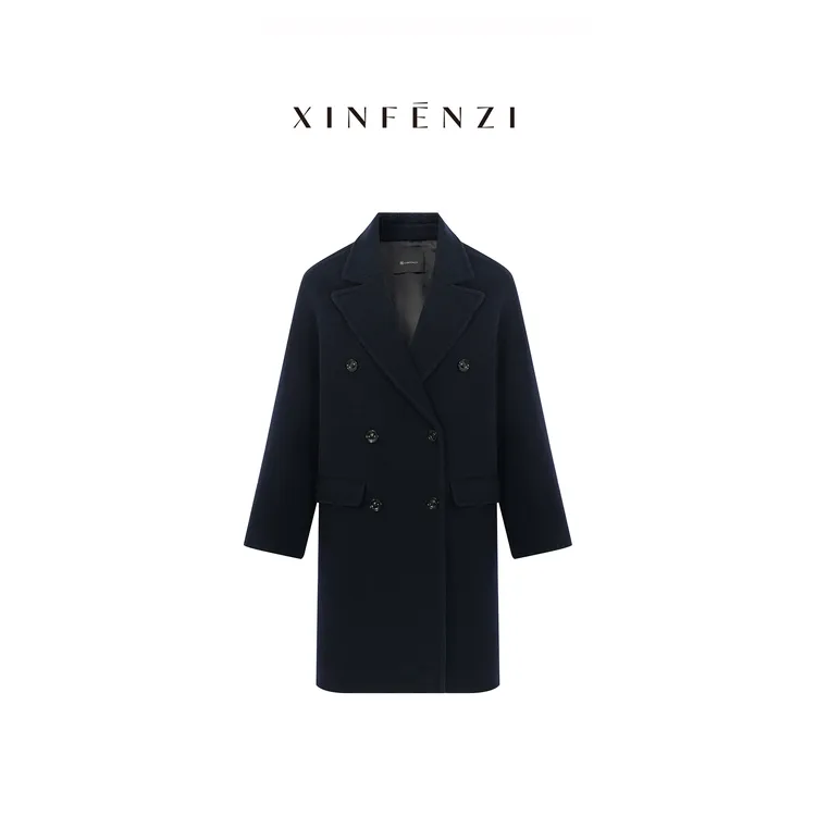 【巴黎大衣】XINFENZI 特殊圈圈羊毛肌理不挑个必入大衣 WJK37631