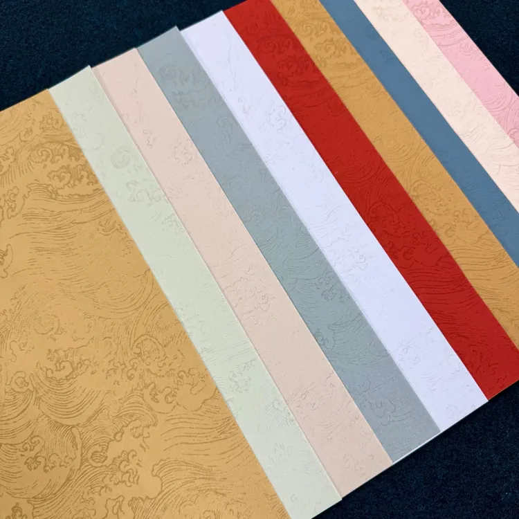 10色混装【蜡染瀛海笺】抬板宣纸半生半熟书法行草隶篆楷书作品专用