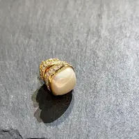 非金属亚克力耳饰 P18方块满镶耳饰