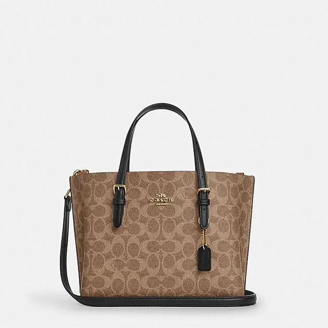 COACH/蔻驰MOLLIE 25号女士经典印花单肩斜挎包CV965 IMQRX