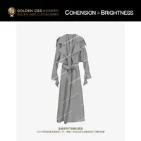 凝慧【新贵淑女】早秋新款时尚高级感烫钻系上衣+连衣裙套装TS203