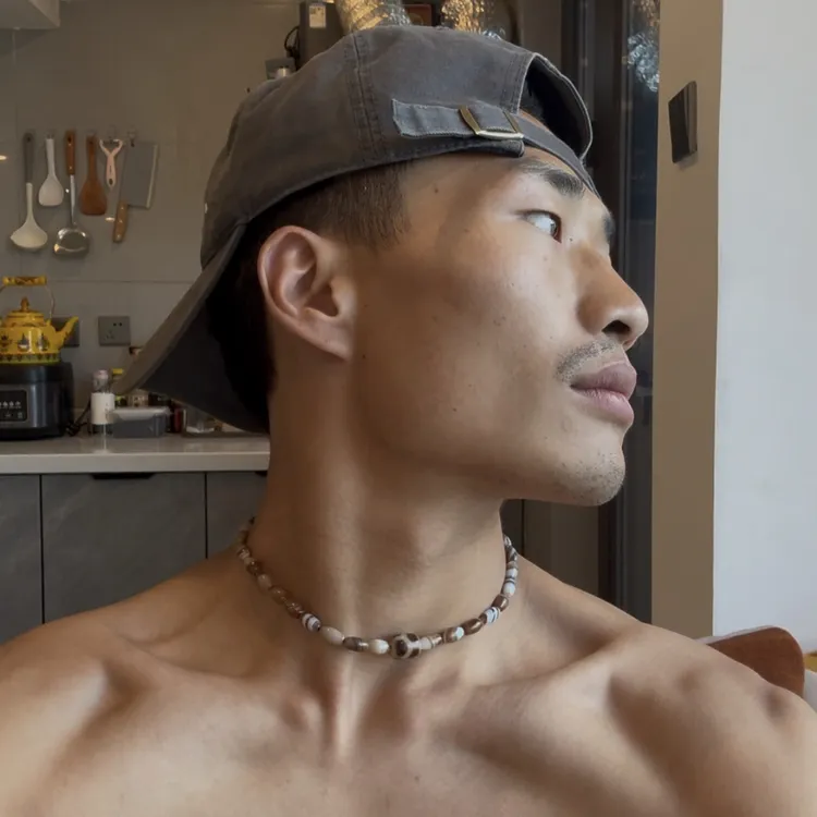 非金属棉绳项链 21cm(含)-50cm(含)日韩银色珠宝锁骨链链子