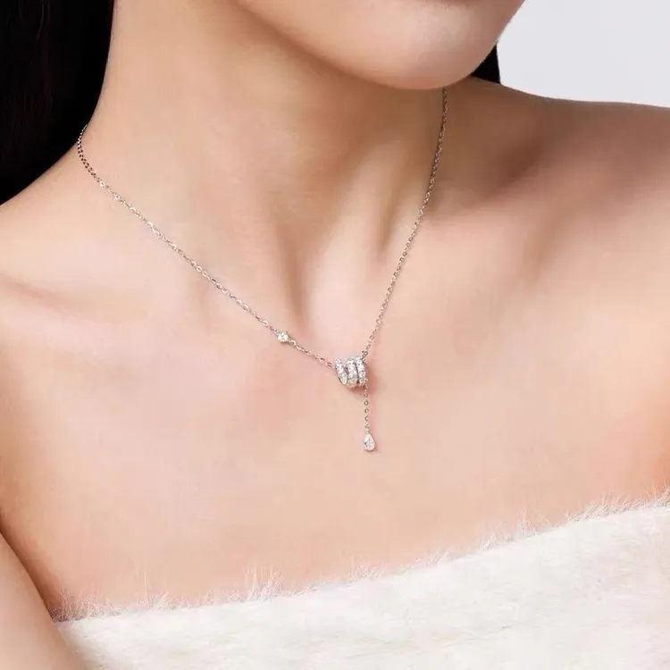 钛钢项链 灵蛇小蛮腰项链时尚百搭小众精致轻奢设计感锁骨链素款