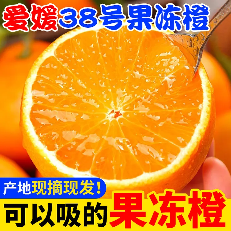 四川眉山爱媛38号果冻橙化渣水分多新鲜现摘香甜多汁应季水果