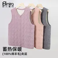 【潮酷】9601女童保暖马甲秋冬打底加厚校服神器内搭内穿居家服马夹