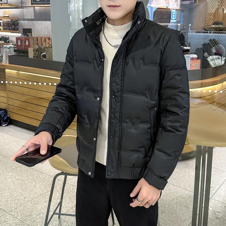 冬季免洗时尚男士羽绒服轻薄保暖鸭绒休闲加厚外套