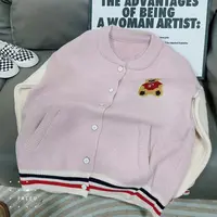 402073《现》优选韩版儿童休闲舒适洋气时尚开衫毛衣