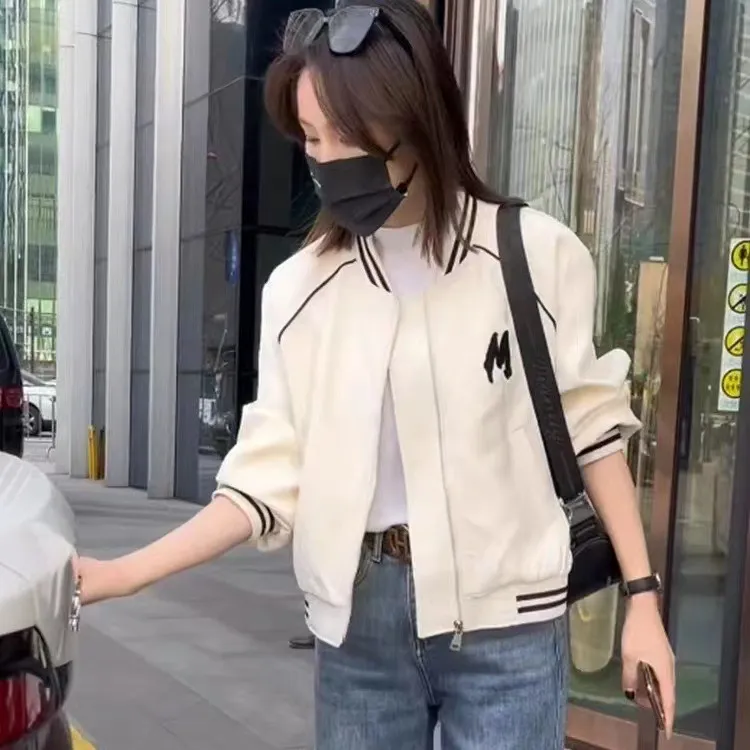 爆款棒球服外套女短款2025年春秋新款小个子百搭休闲洋气夹克上衣