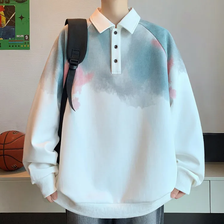 青少年卫衣男生潮流宽松打底衫秋冬季学生长袖上衣外套10341-3210