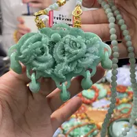 翡翠颈饰未镶嵌代编织