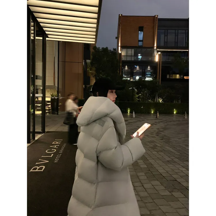区区欧阳【R*O私服！冰川羽绒被】0压感大被子90白鸭绒连帽羽绒服