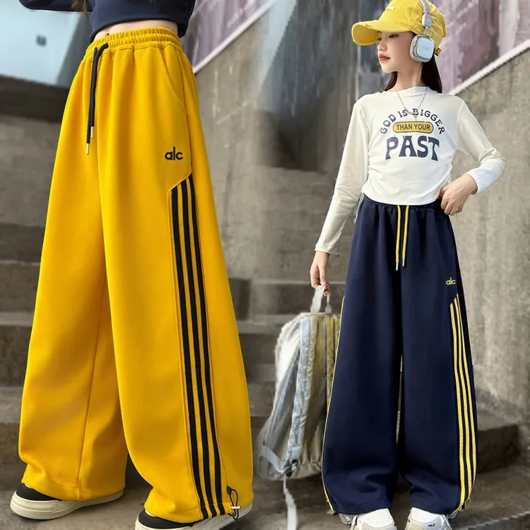 女童秋季套装2025新款儿童韩版宽松休闲上衣中大童春秋运动阔腿裤