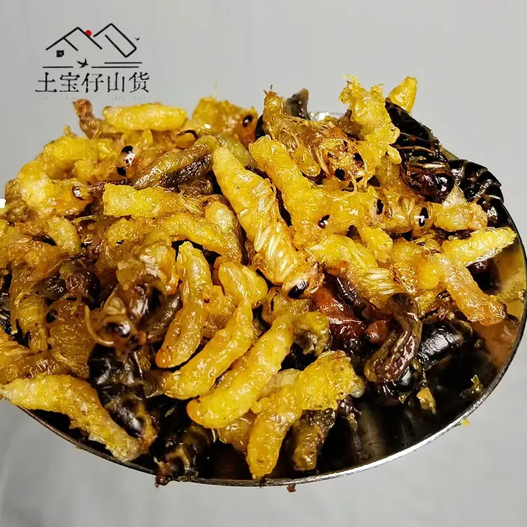（树峰1234级）新鲜现炸七里蜂黄脚蜂葫芦蜂（介意有内脏蜂的勿拍）